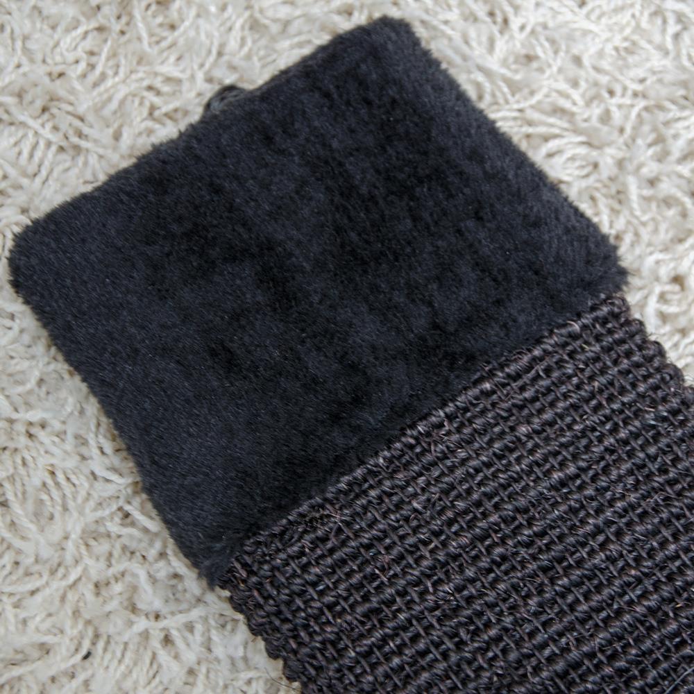 Sisal Kratzbrett Sisalbrett M ca. 55 cm Schwarz