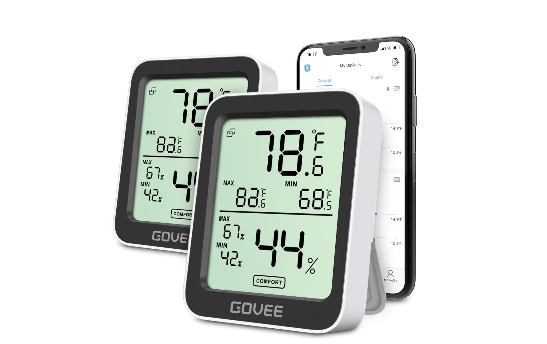 Govee Wetterstation »Govee Bluetooth Thermometer/Hygrometer« ()