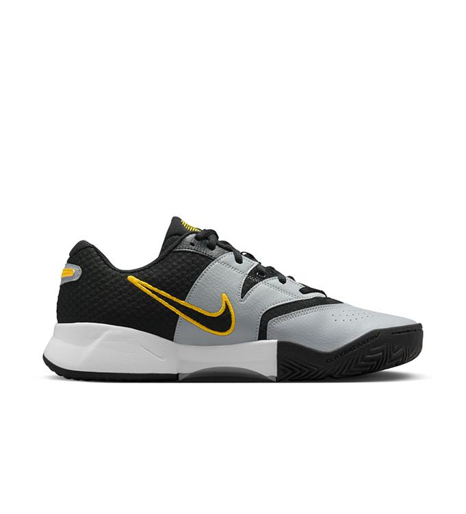 Nike Court Lite 4 Mens Clay C BLACK-LASER-ORANGE-WOLF-GREY-W