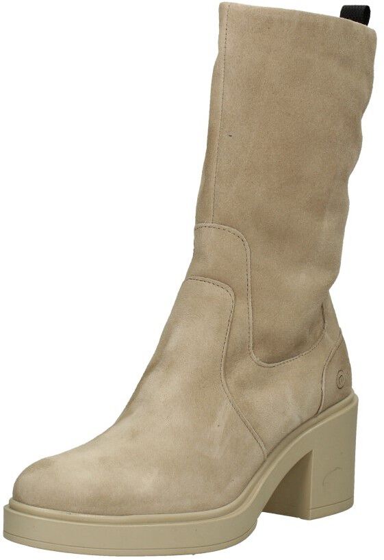 Mjus Enkellaarsjes Hak beige