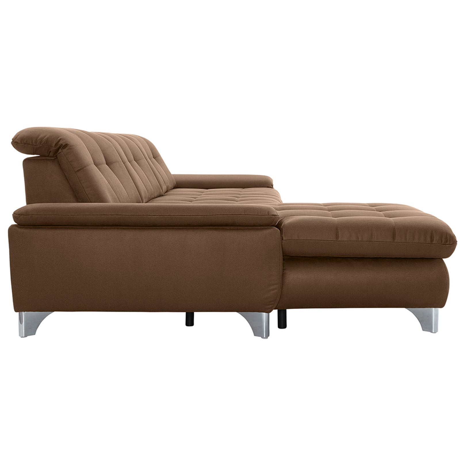 polsterpower Ecksofa - Holiday mandel - Basismodell - Recamiere links