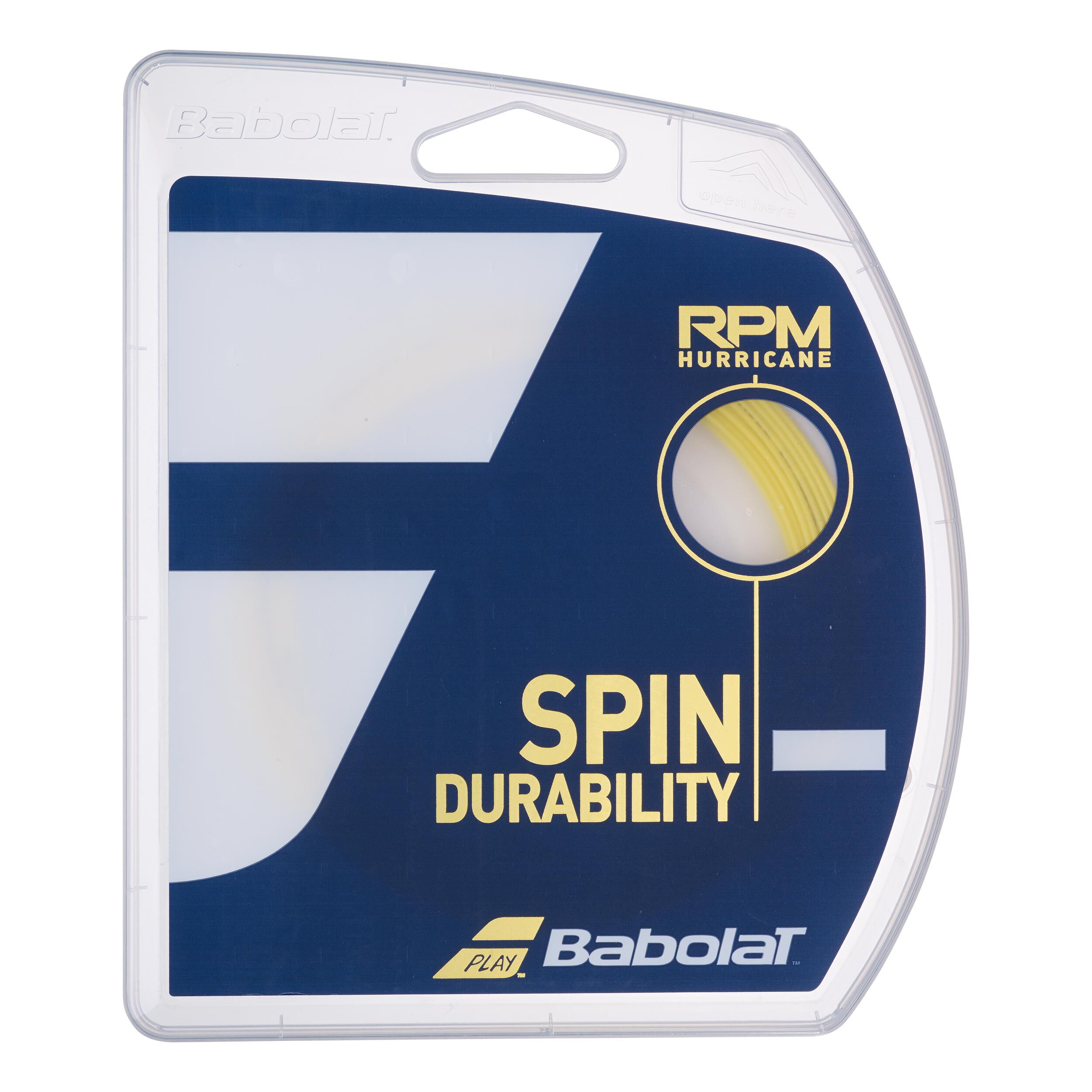 Babolat RPM Hurricane Cordage En Garniture 12m - Jaune