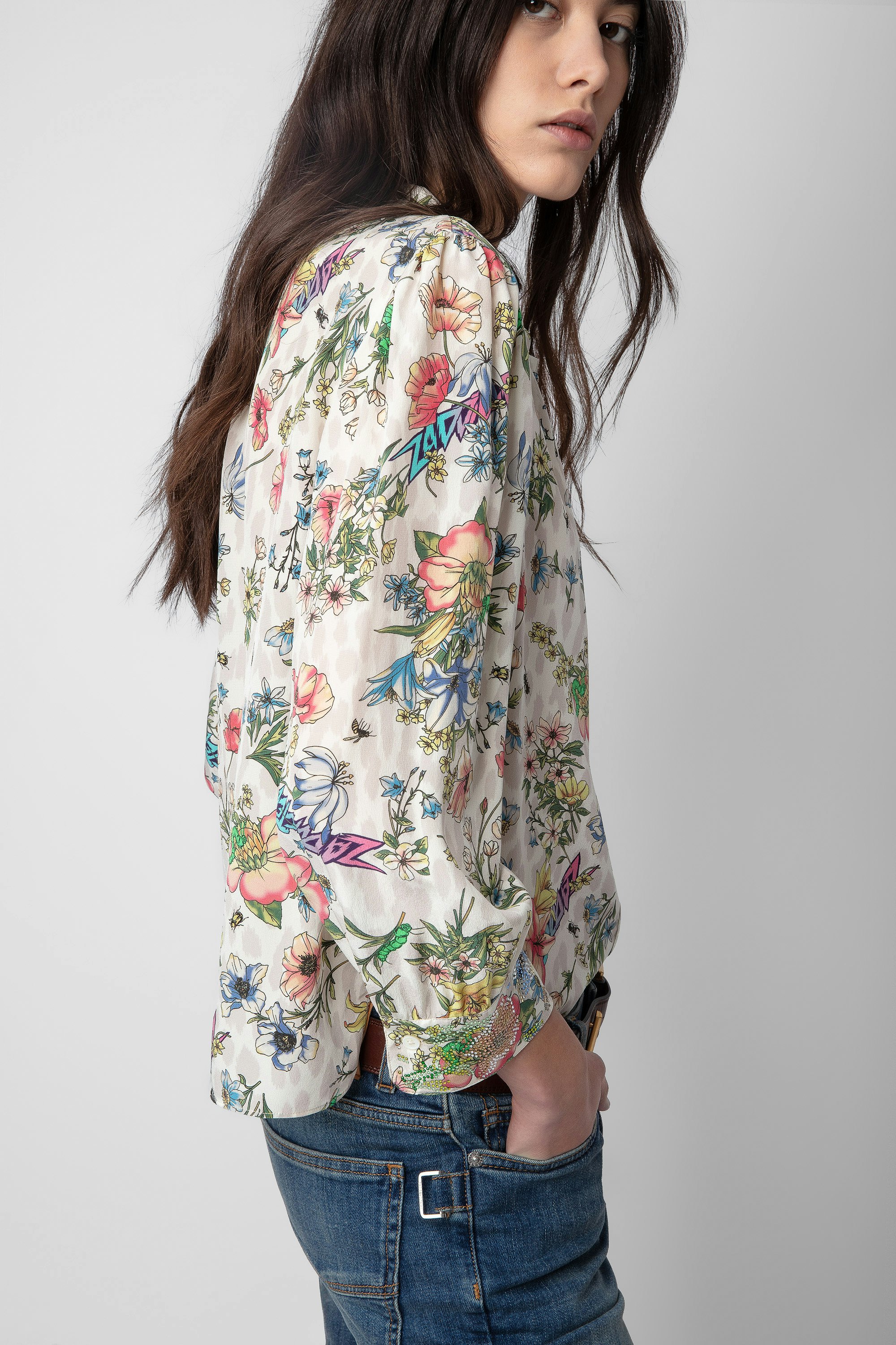 Blouse Tadeo Strass Soie