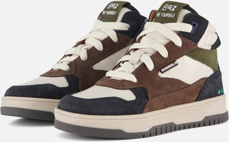 Bunnies JR - Billie - Hoge Sneakers - Suède en Leer