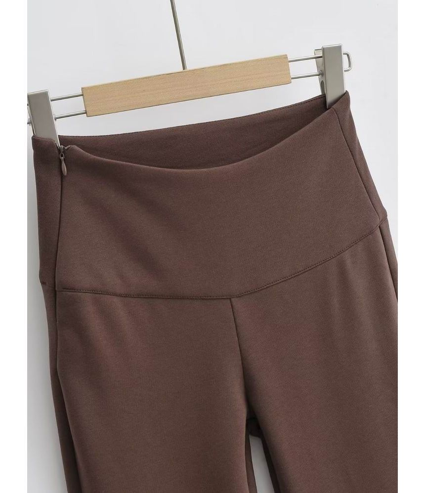 Hollahop - Hoge taille wijd uitlopende joggingbroek