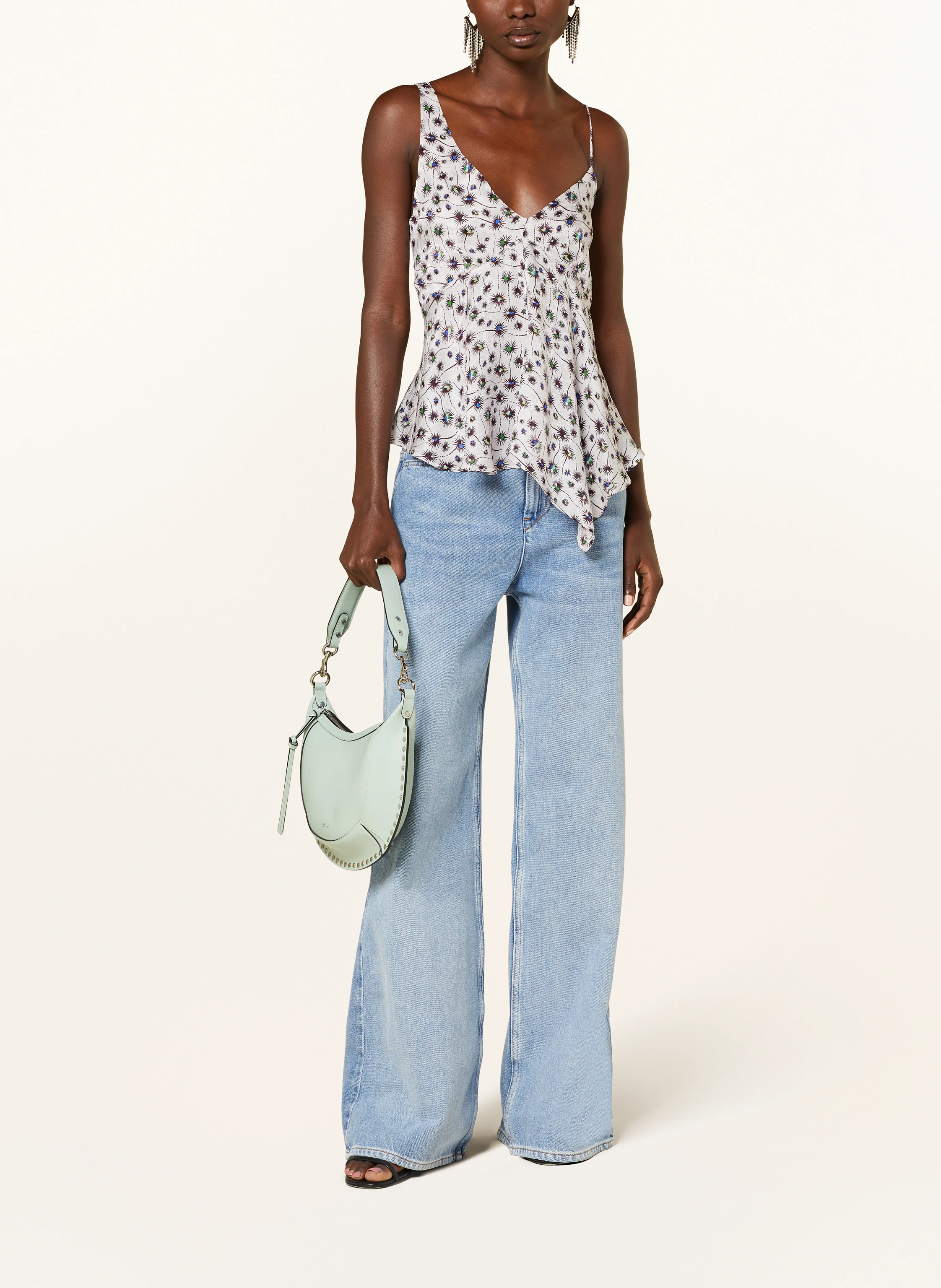 ISABEL MARANT Jacquard-Top ULIENE mit Seide