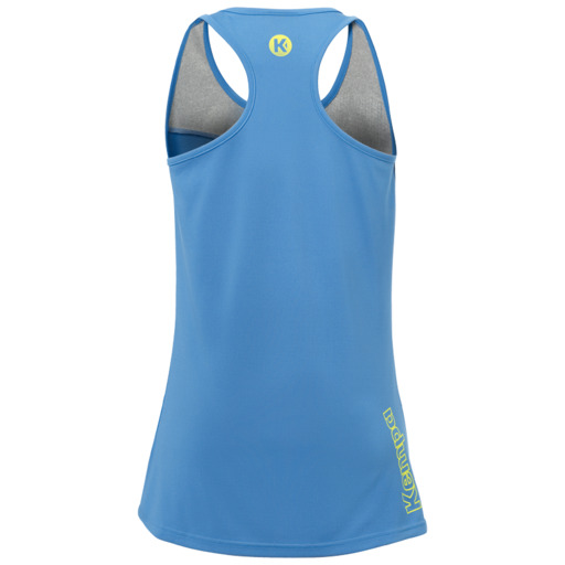 Core 2.0 Singlet Feminino Kempa Azul/gris Oscuro Me Kempa