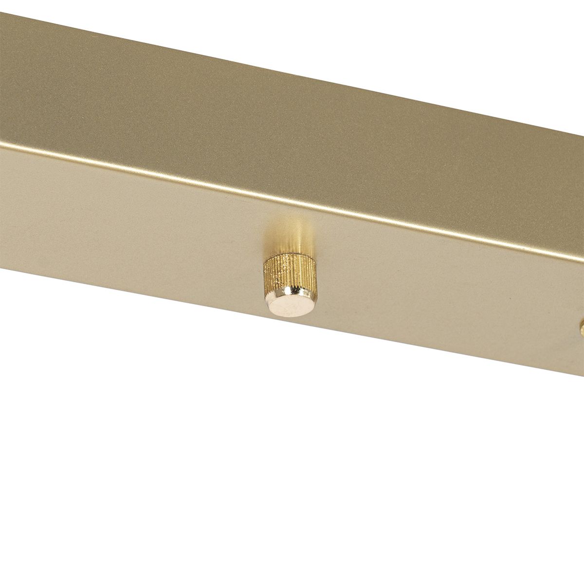 Hanglamp messing langwerpig incl. LED 3-staps dimbaar 3-lichts - Lyani