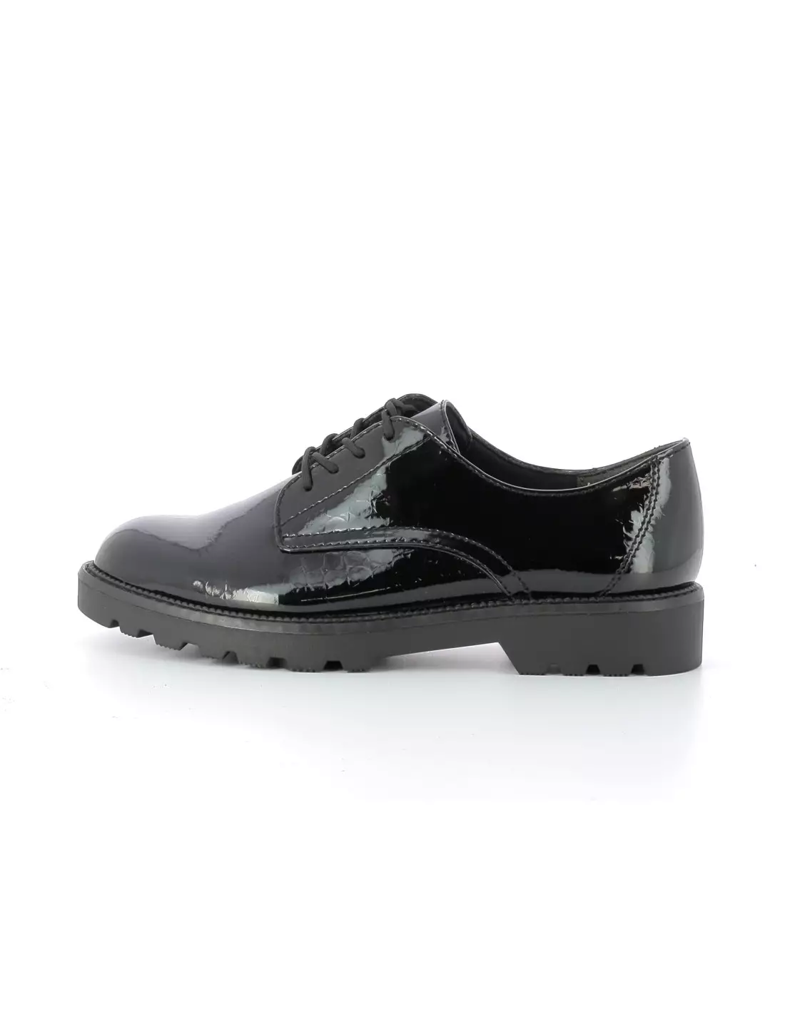 TAMARIS 1-23605 087 - Mocassins & bateaux Blackpatentstructur