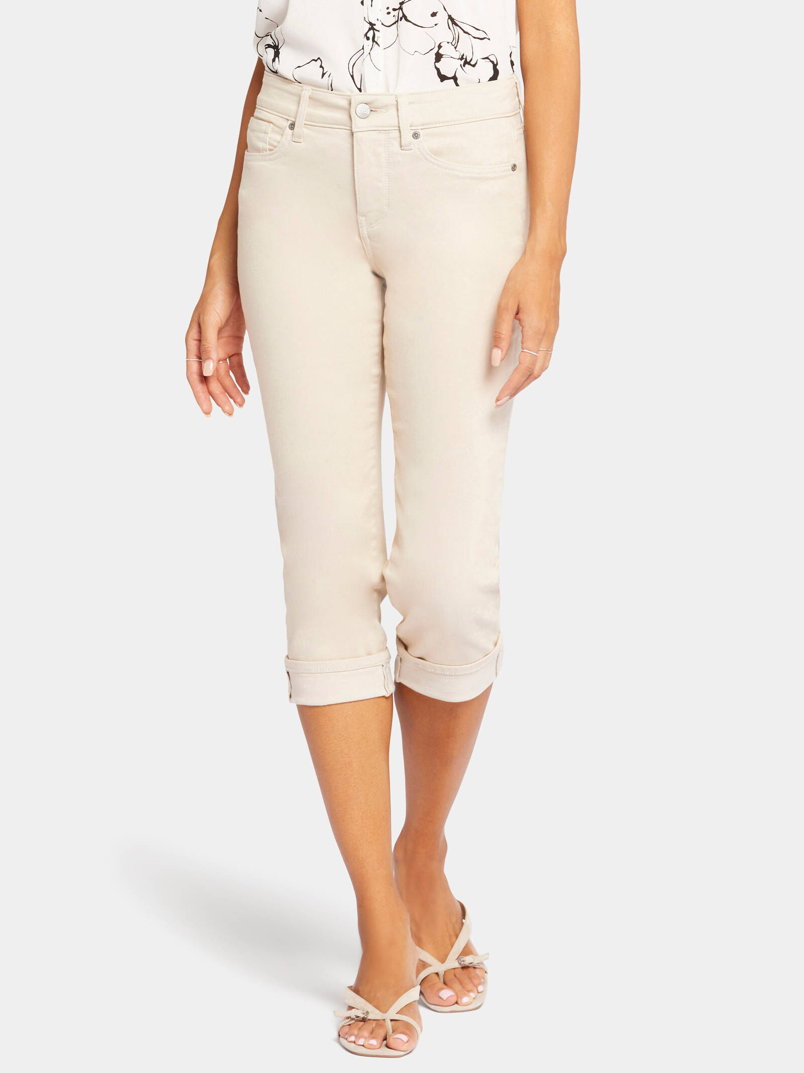 NYDJ| Damen Caprihose Marilyn Crop Cuff
