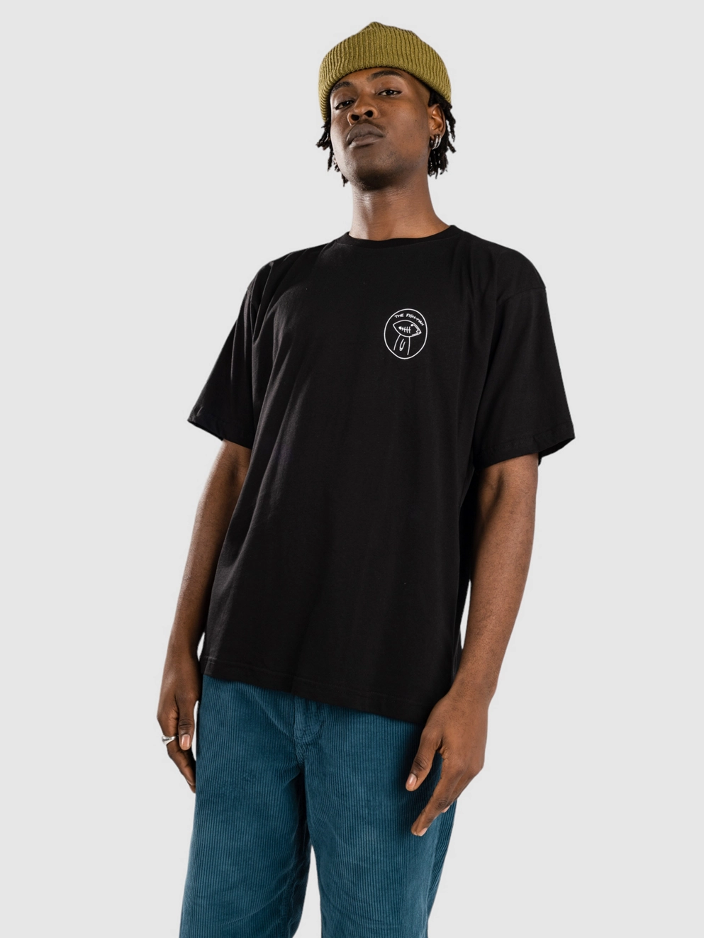 The Fish-Man Support Your Local Skateshop T-Shirt black