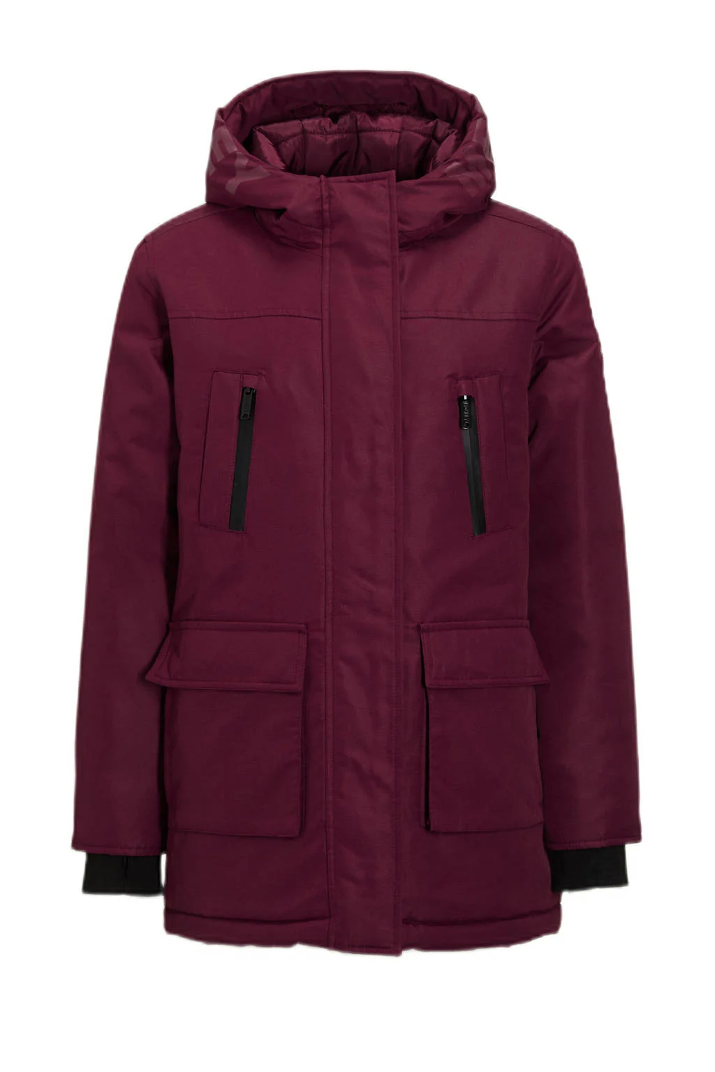 Me & My Monkey parka jas rood