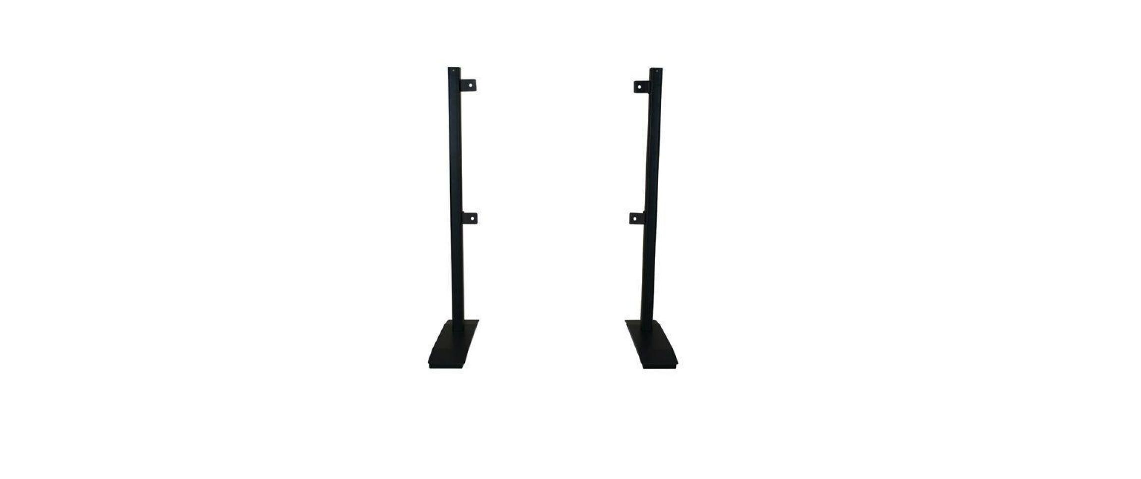 Tischständer Premium Twin 80 max. 50 kg Schwarz<br>Universelle Tischfüsse