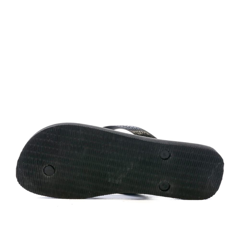 Havaianas Tongs Noir Homme Havaianas Logo Mania