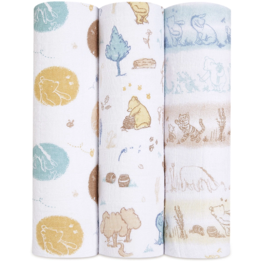 aden + anais™ Pucktücher Winnie the Pooh 3er-Pack