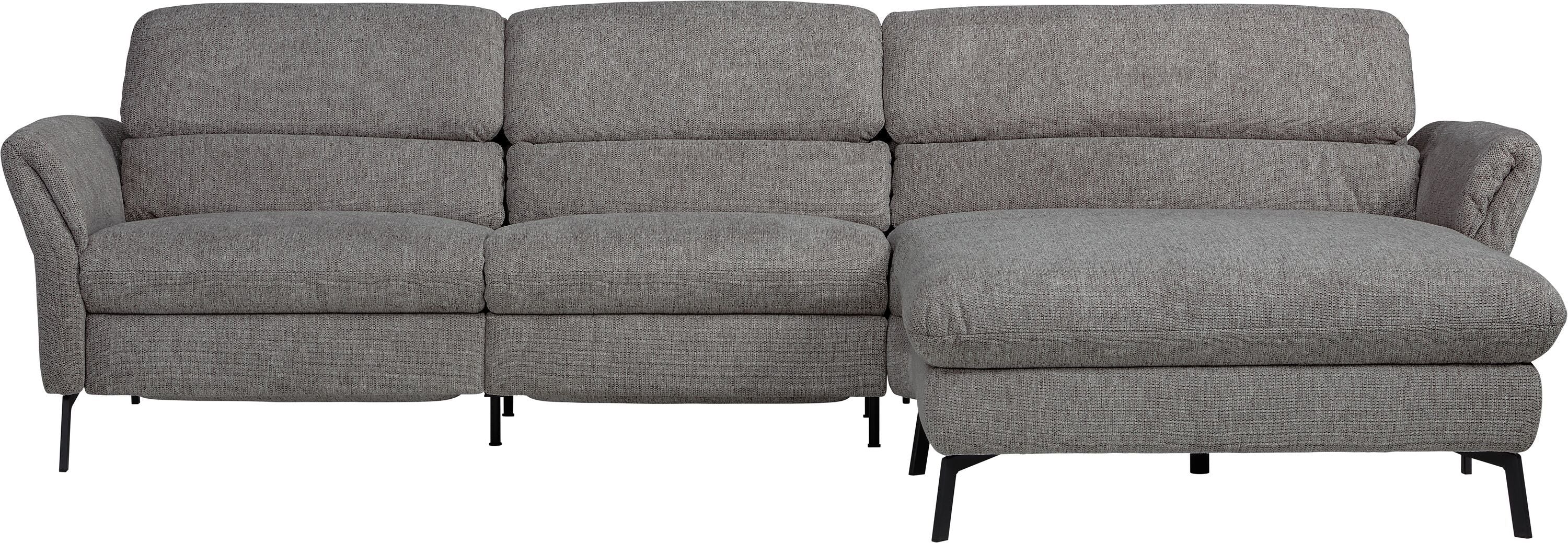 SEBO Ecksofa - Mittelgrau / B: 284.0 cm x T: 161.0 cm x H: 84.0 cm
