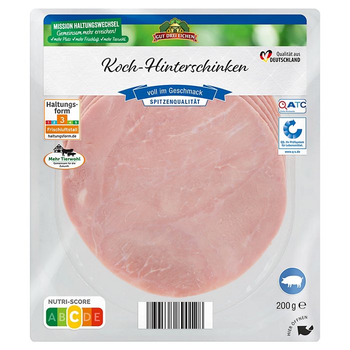 BESTES AUS DER REGION Koch-Hinterschinken 200 g
