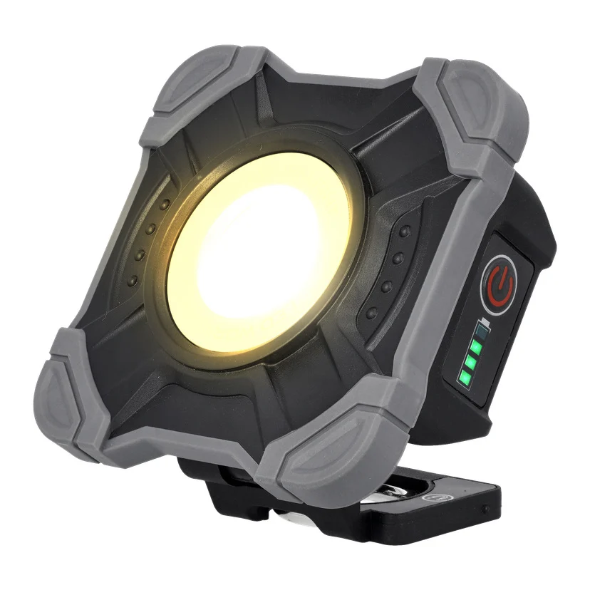Oppladbar arbeidslampe LED 1000 lm 10 W IP54