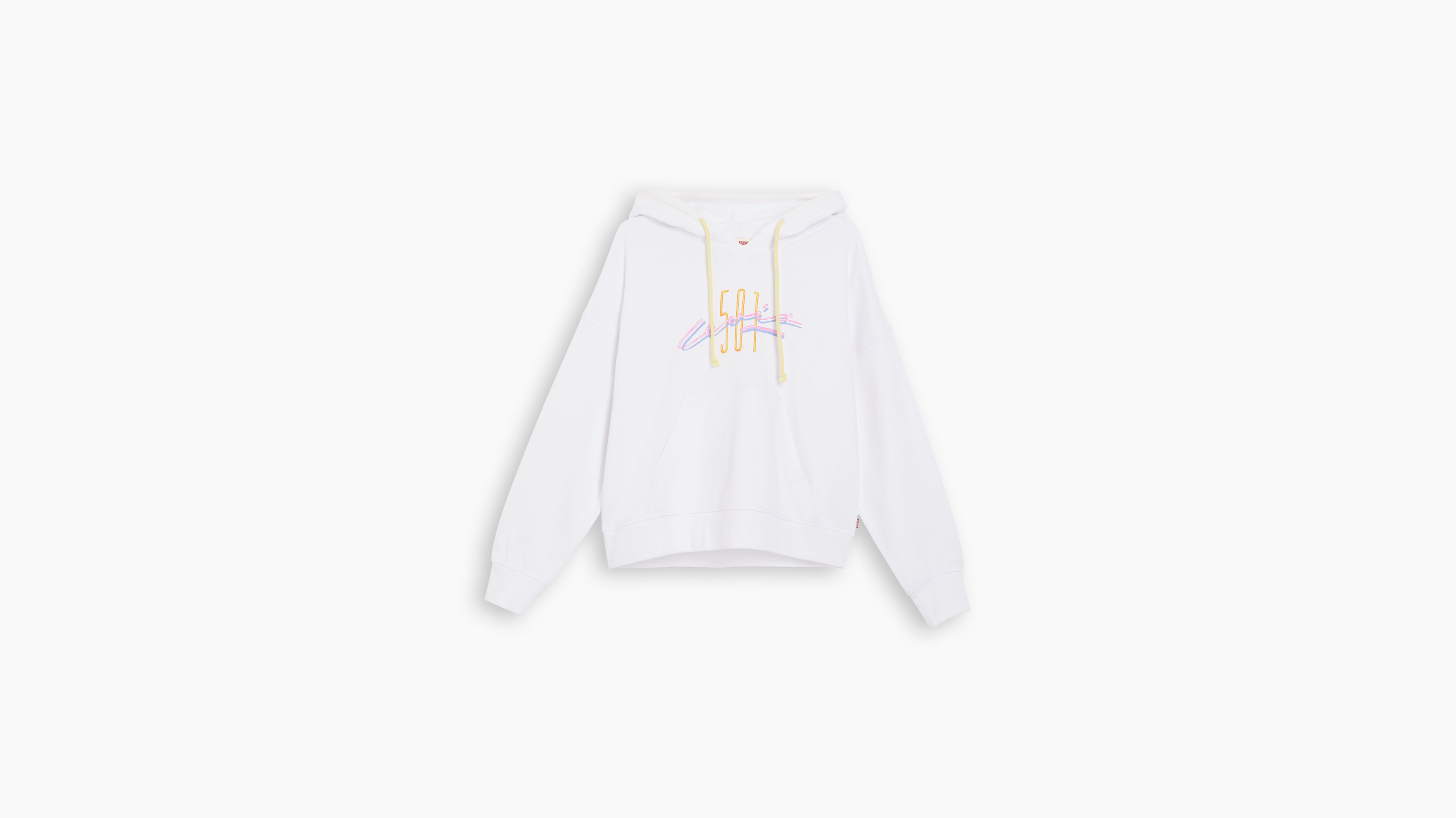 Sweat à capuche graphique authentique - California Bright White - Blanc