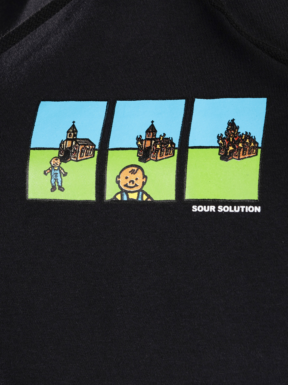 Sour Solution Burn Hoodie black