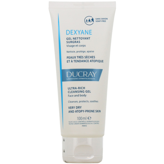 Gel nettoyant surgras visage et corps Ducray Dexyane