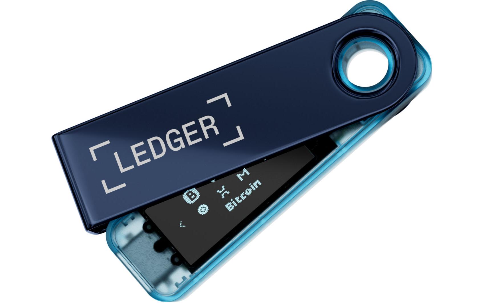 Nano S Plus Sapphire BlueHardware-Wallet für Schutz von Kryptowährungen und NFTs
