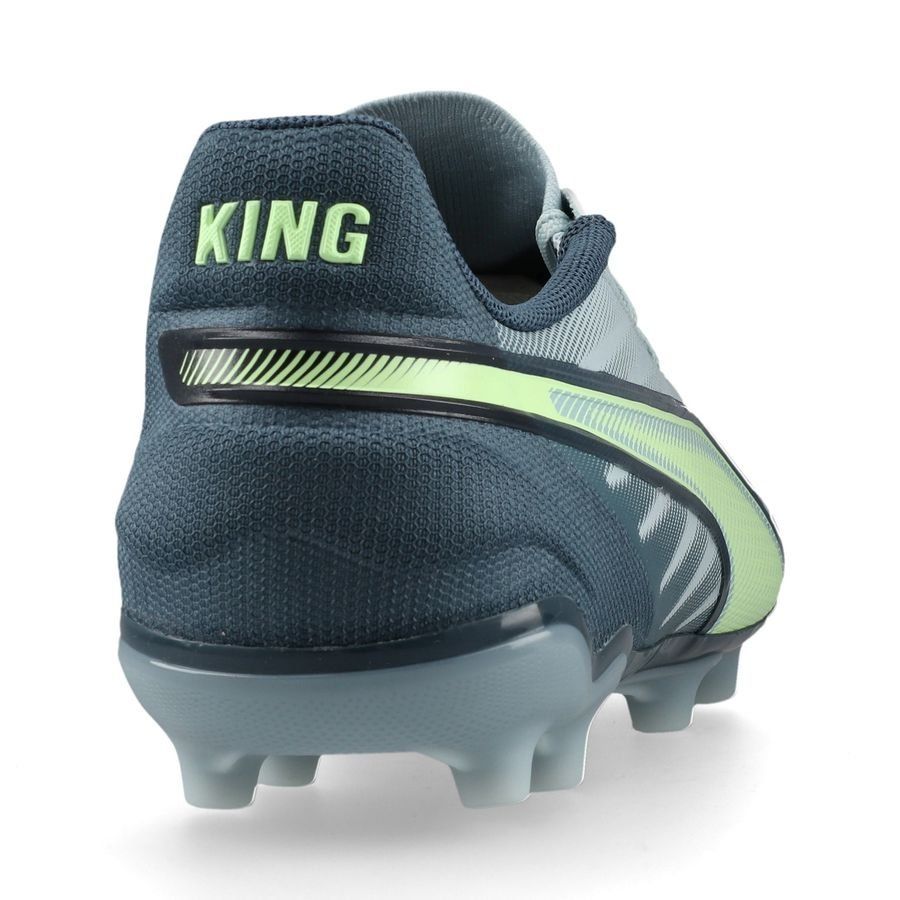 PUMA King Match FG/AG Lights Out - Frosted Dew/Fizzy Apple/Gray Skies Enfant