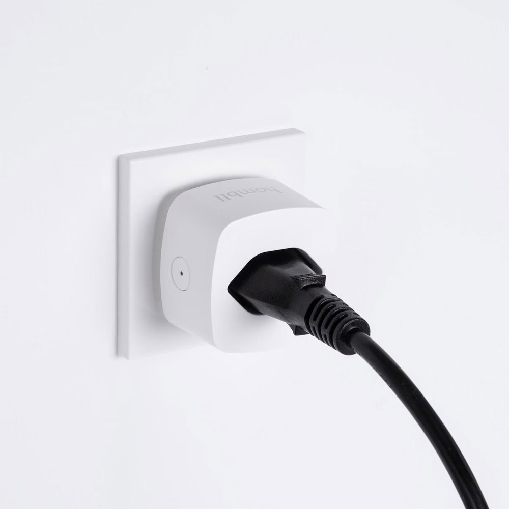 (3er Set) Smart Swiss Socket WLAN-Steckdose Schweiz 3-polig CH für Sprach   App Steuerung Smart Home für iOS / Android (HBPP-0204) - Weiss