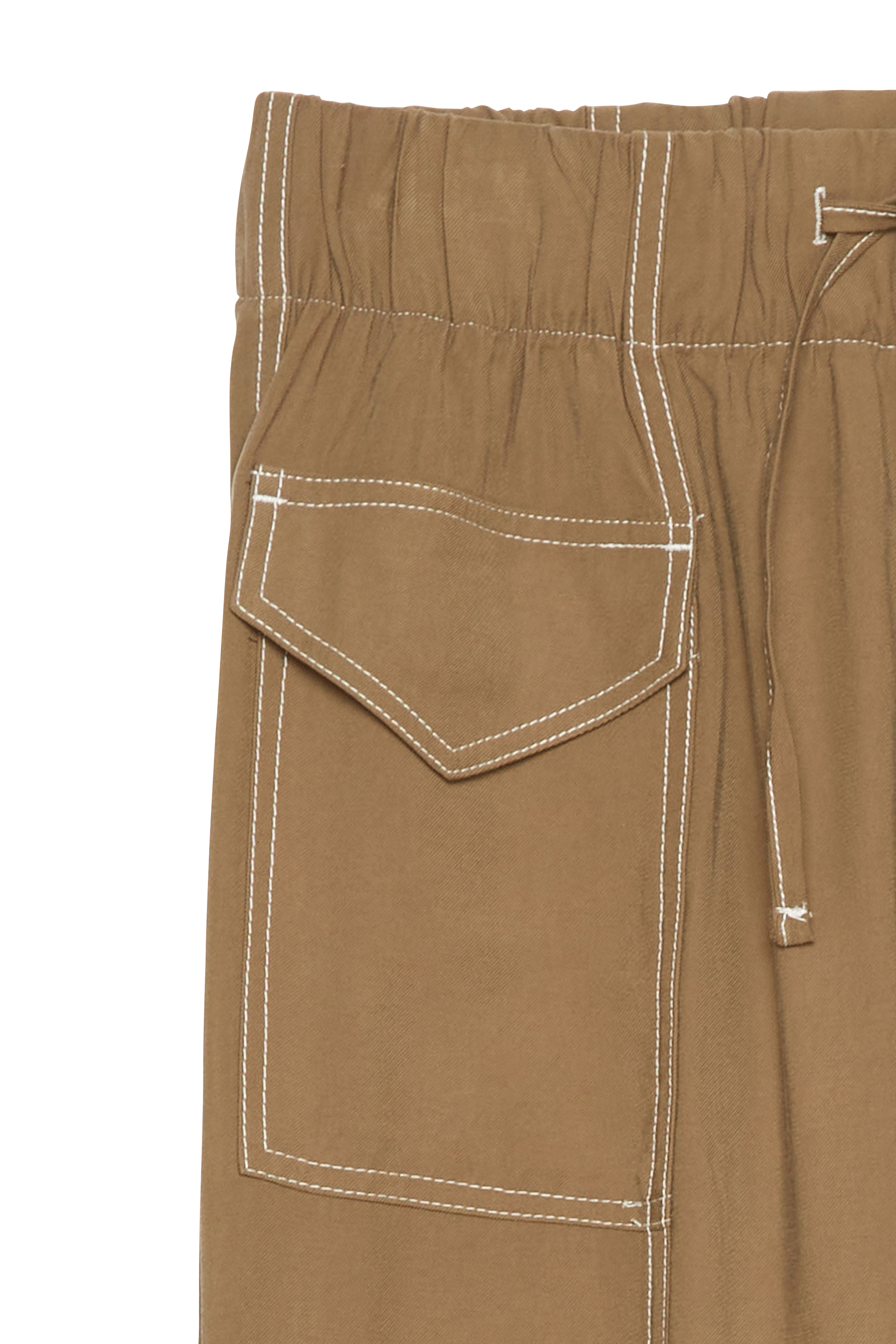 NOISY MAY Pantalon NMMILLE COLORED CARGO PANT LAB Marron