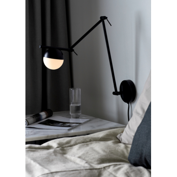 Nordlux wandlamp Contina zwart