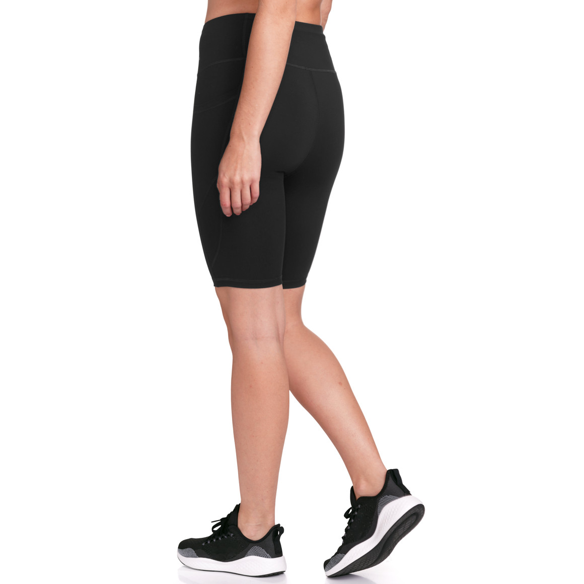 Gina Sports Damen Sport-Radler mit seitlichen Taschen schwarz