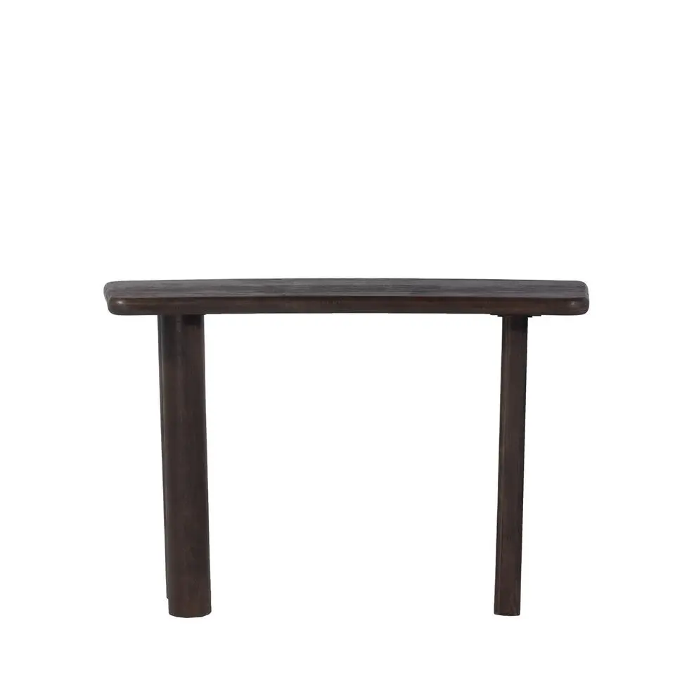 Sidetable Zwart - Mangohout - 113x44x76cm - Tafel Rumi