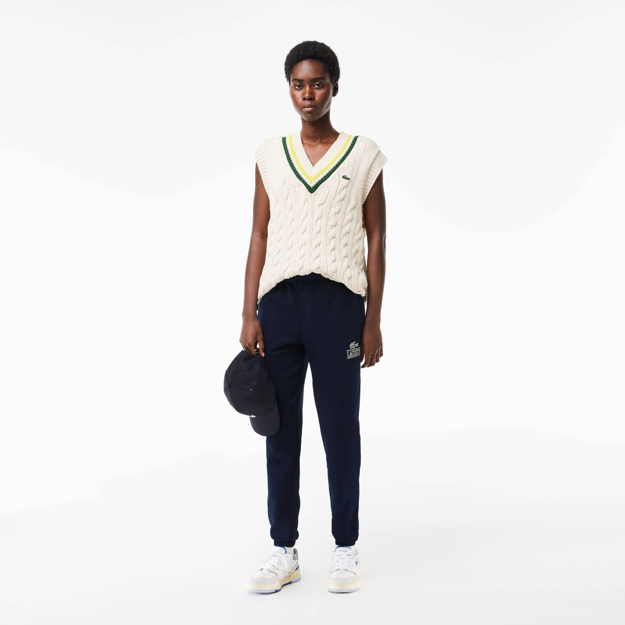 Pantalon de survêtement Jogger avec imprimé signature Pantalons de survêtement - Bleu - Lacoste - Unisex