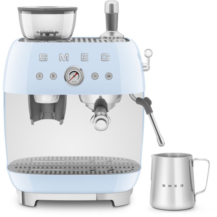 SMEG Espressomaschine 50's Style EGF03PBEU Pastellblau