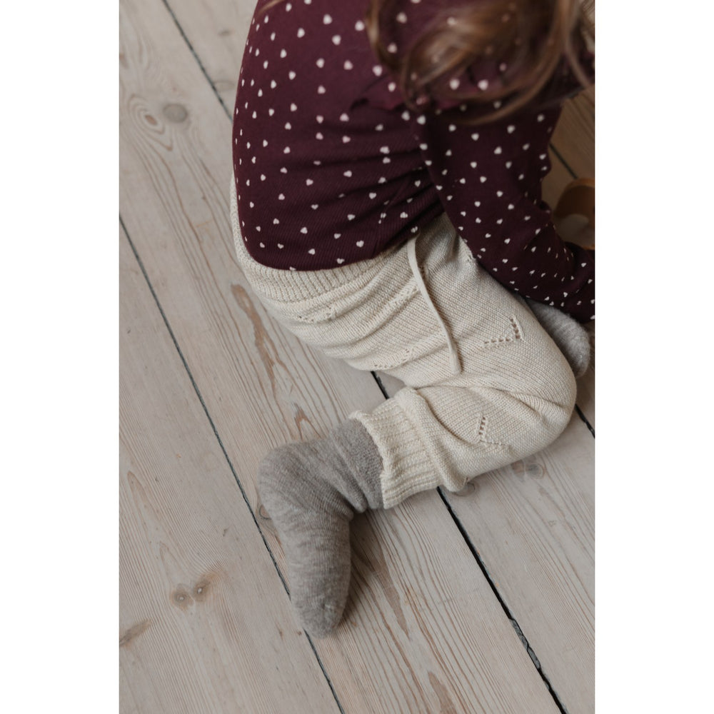 Køb Petit Piao Off White PpDaqa Strik Bukser