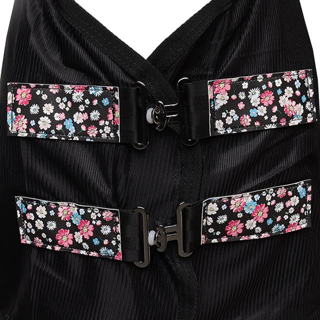Vliegendeken Epplejeck EJLes Fleurs Met Hals Zwart