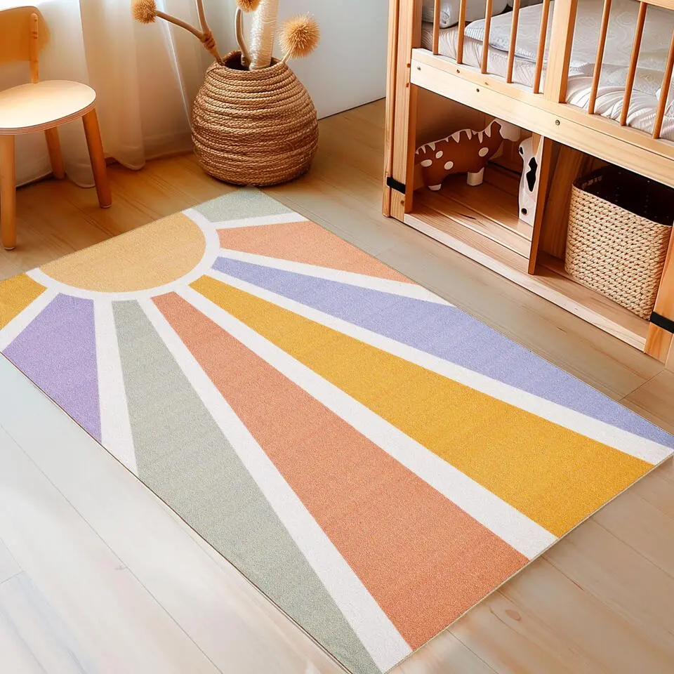 Play Sunshine Speeltapijt - 140x200 cm - Multi Creme - Vloerkleed Kinderkamer