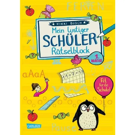 Carlsen Verlag Mein lustiger Schüler Rätselblock 1. Klasse