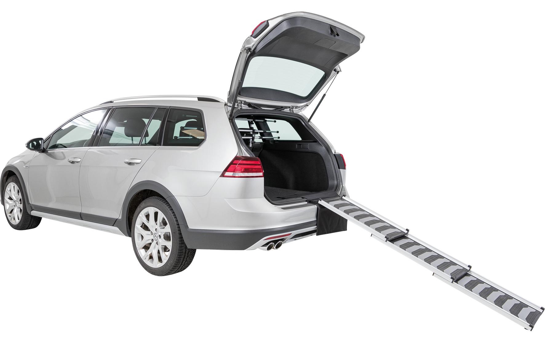 Teleskop-Rampe 6.8 kg, 40 x 78 - 175 cm<br>3-fach Teleskop-Rampe aus Aluminium/TPR für Hunde