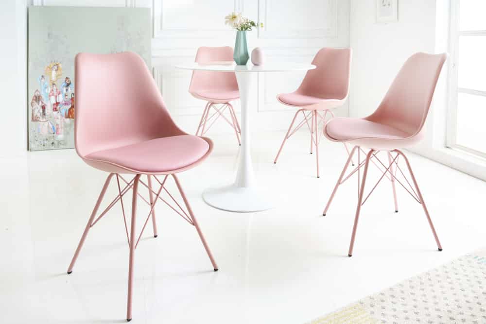 Retro Stuhl SCANDINAVIA MEISTERSTÜCK rosa