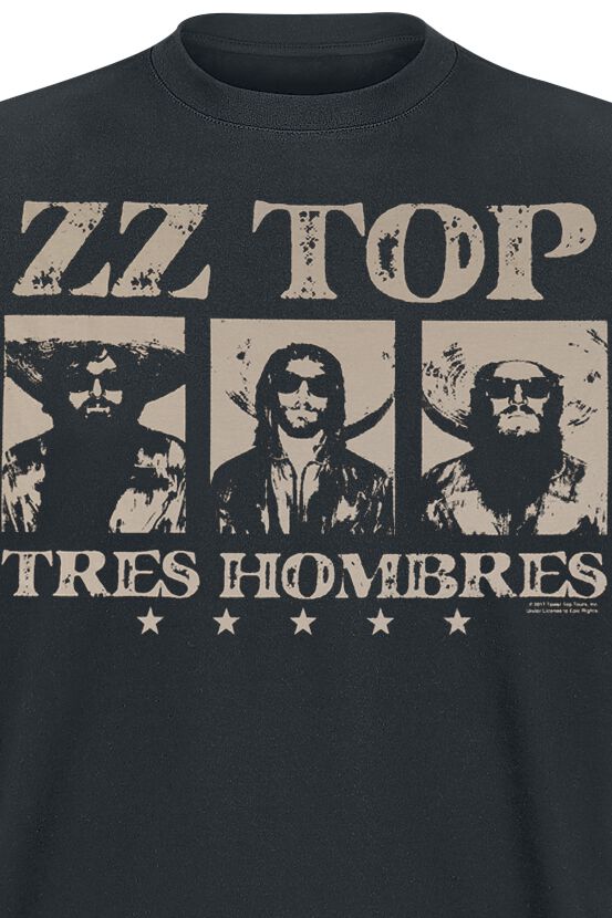 Tres hombres | ZZ Top T-Shirt Manches courtes