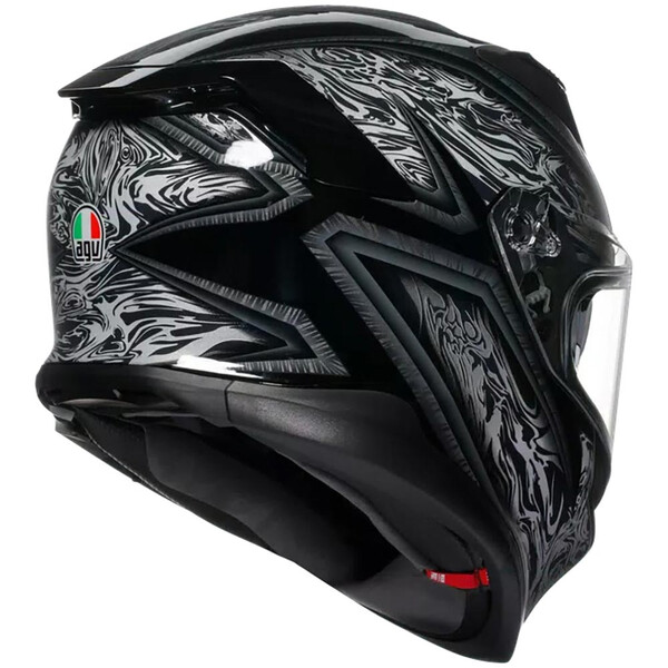 AGV - Casque K7 Damascus Noir / Argent