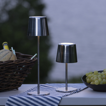 Brilliant USB oplaadbare buitenlamp Xaana 2W metaal