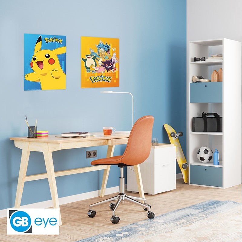 POKEMON - Set 2 Posters - Colourful Characters (52x38)