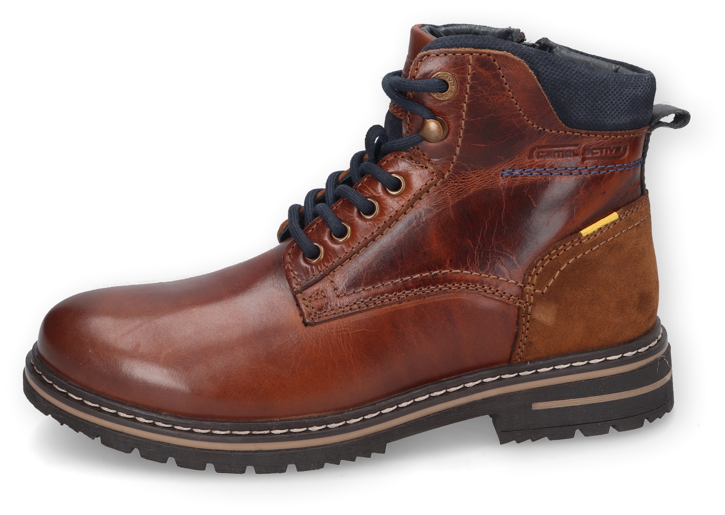 camel active Schnürboots  Winterboots, Stiefel mit Reissverschluss