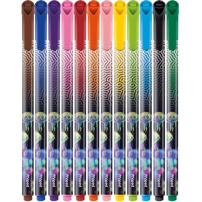 Maped Deepsea Paradise - 12 Feutres Premium - pointe 2,5mm - pochette carton