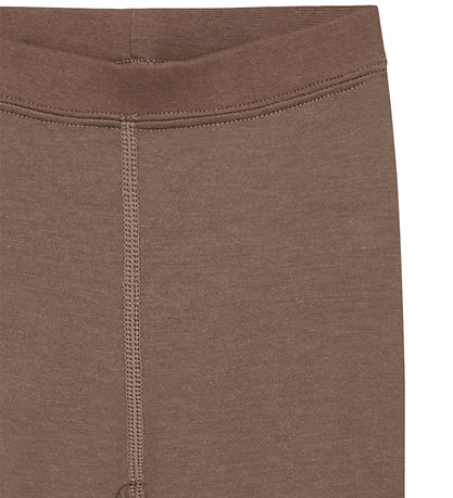 Hust and Claire Leggings - Uld/Bambus - Laki - Coffee