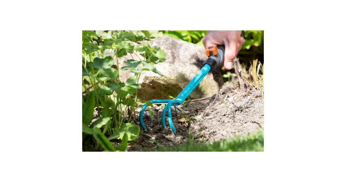 GARDENACombisystem handkrabber  (Turquoise/zwart, 8921-20)