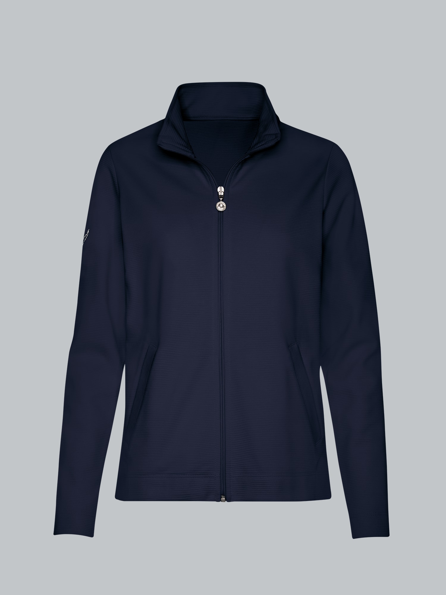 Jacke mit funkelnden Strass-Steinen Navy