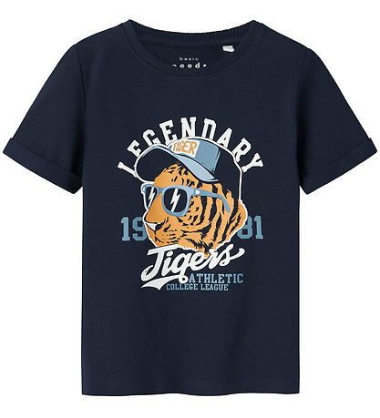 Name It T-Shirt - NmmVux - Navy Blazer/Tiger